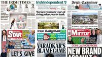 What the papers say: Tuesday's front pages