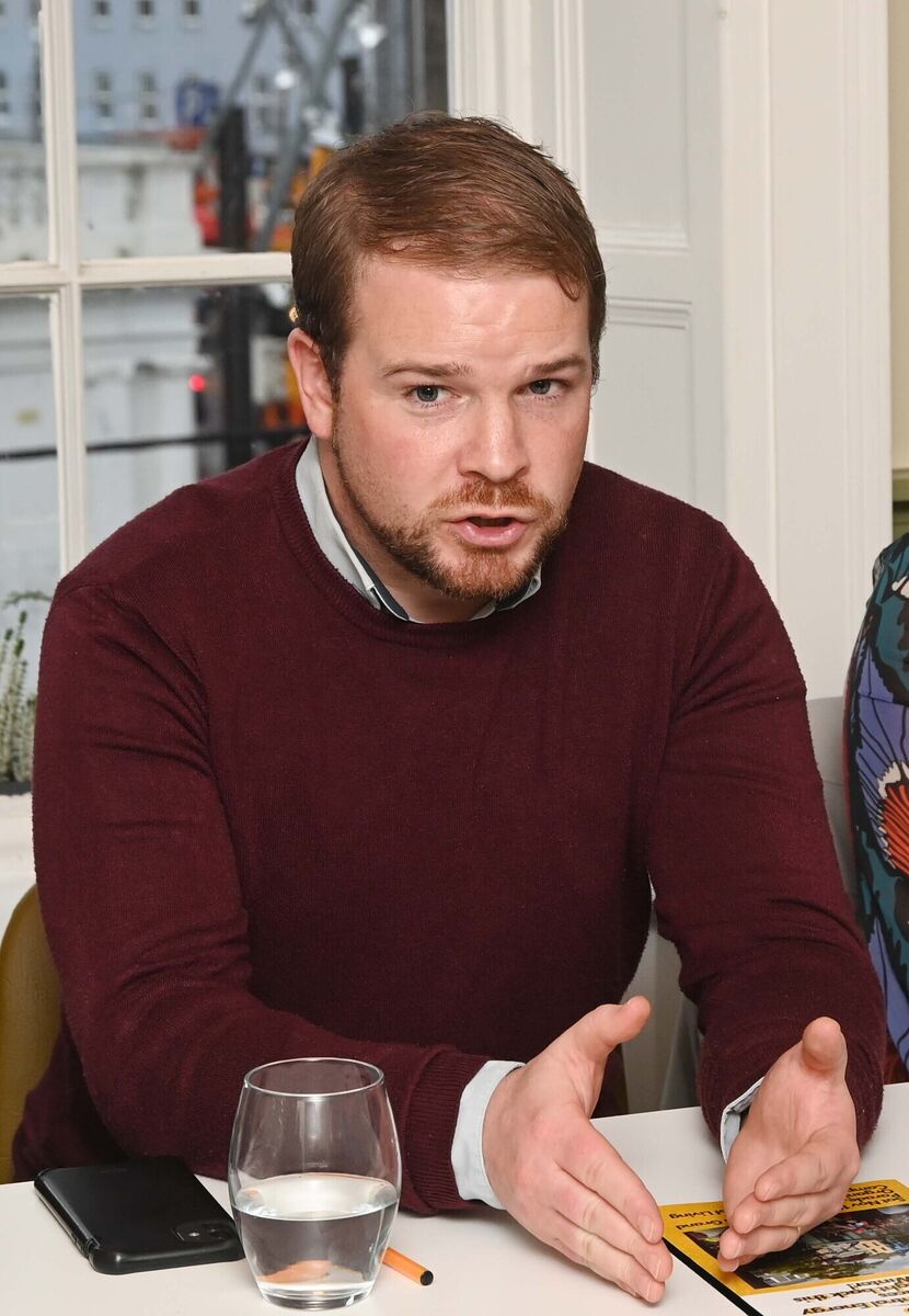 Donnchadh Ó Laoghaire, Sinn Féin TD for Cork South Central. Donnchadh Ó Laoghaire, Sinn Féin TD for Cork South Central.