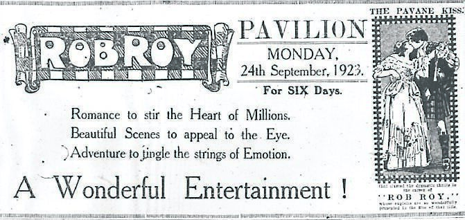 An advert in the Echo on September 22, 1923.