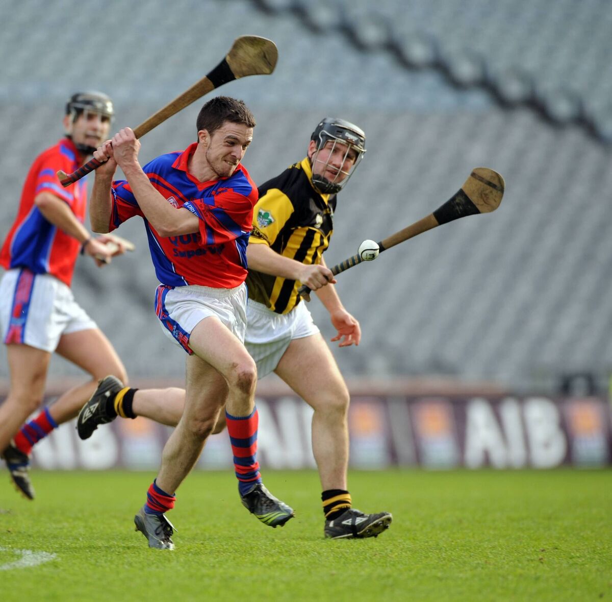 Dripsey's John Carey clears from Tullogher/Rosebercon John Barron during the All Ireland junior club final at Croke park in 2009. Carey is still going strong in defence. Picture: Eddie O'Hare Dripsey's John Carey clears from Tullogher/Rosebercon John Barron during the All Ireland junior club final at Croke park in 2009. Carey is still going strong in defence. Picture: Eddie O'Hare