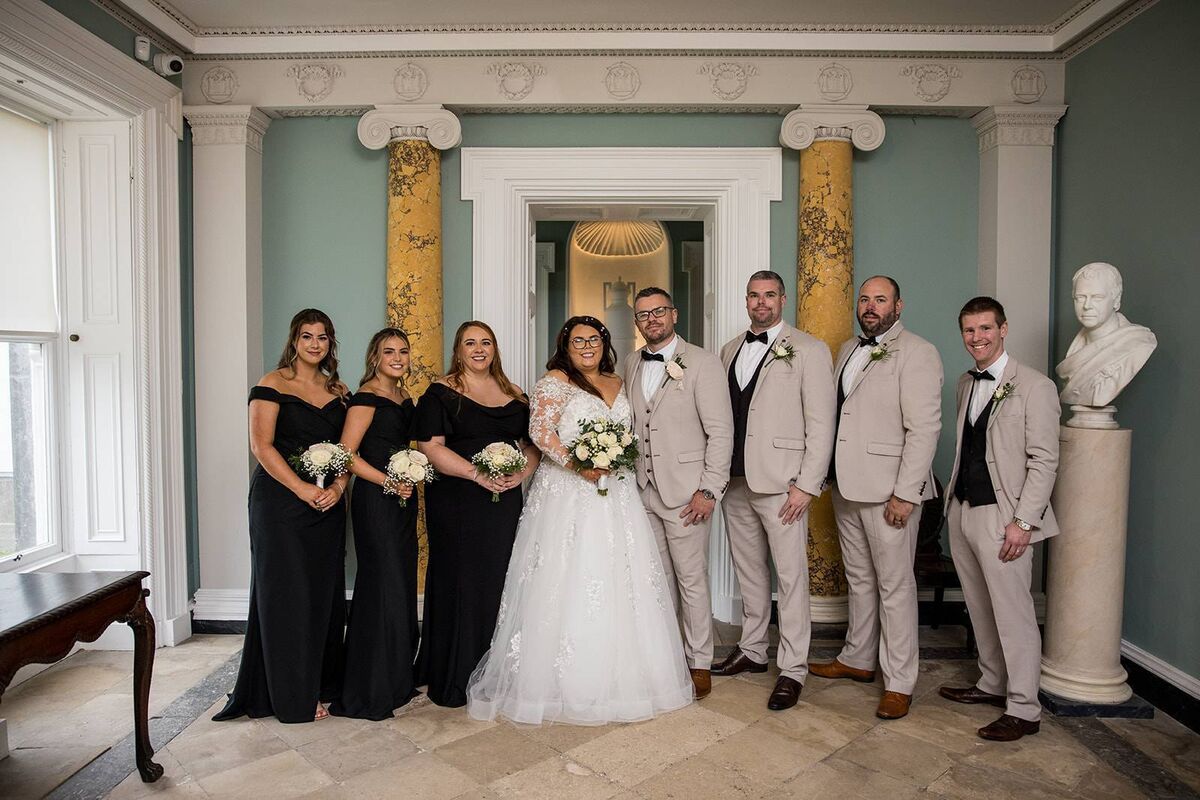 Bridesmaids were Lauren Sexton, Ciara Doyle and Tricia O’Donovan Foley. The groomsmen were Graham McCarthy, Neil McCarthy and Chris Greene. Bridesmaids were Lauren Sexton, Ciara Doyle and Tricia O’Donovan Foley. The groomsmen were Graham McCarthy, Neil McCarthy and Chris Greene.