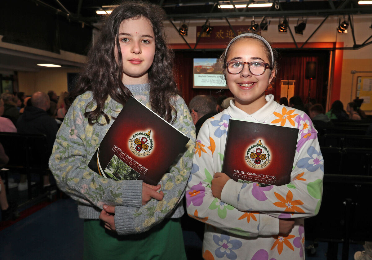  Julianne Guildea and Abbey Foenander, at the Open Night. Picture: Jim Coughlan.