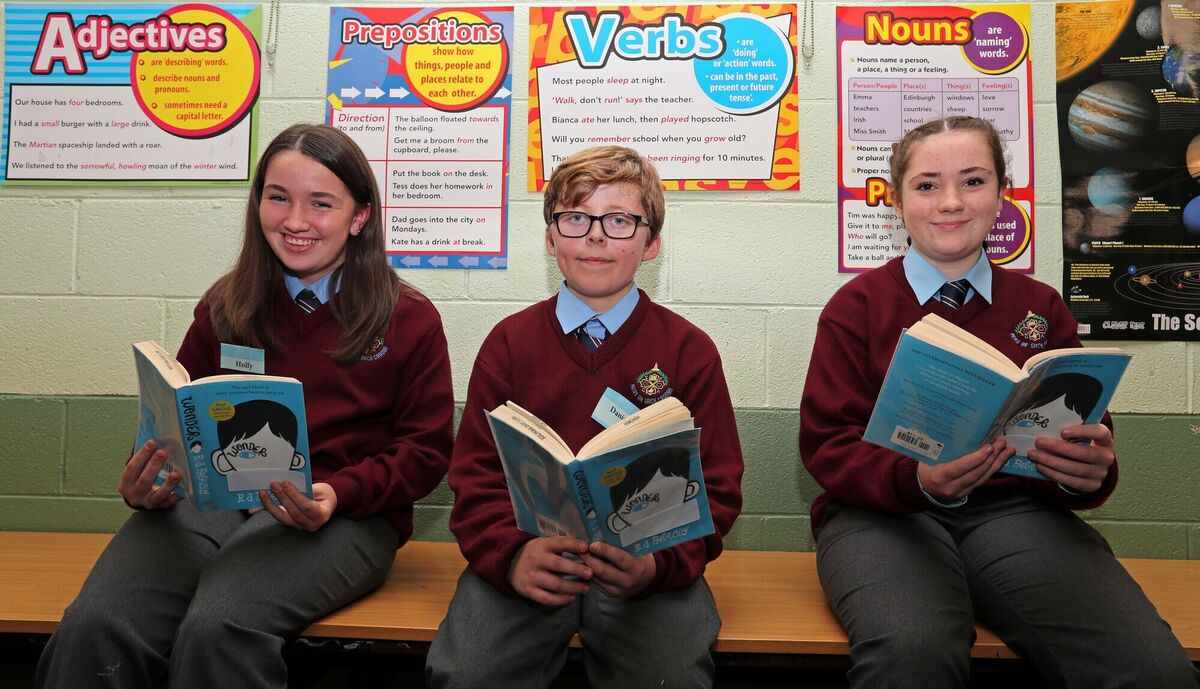  Ready to meet possible new students for 2024 are Holly Cotter, Daniel Meade and Aimee Fitzgerald.