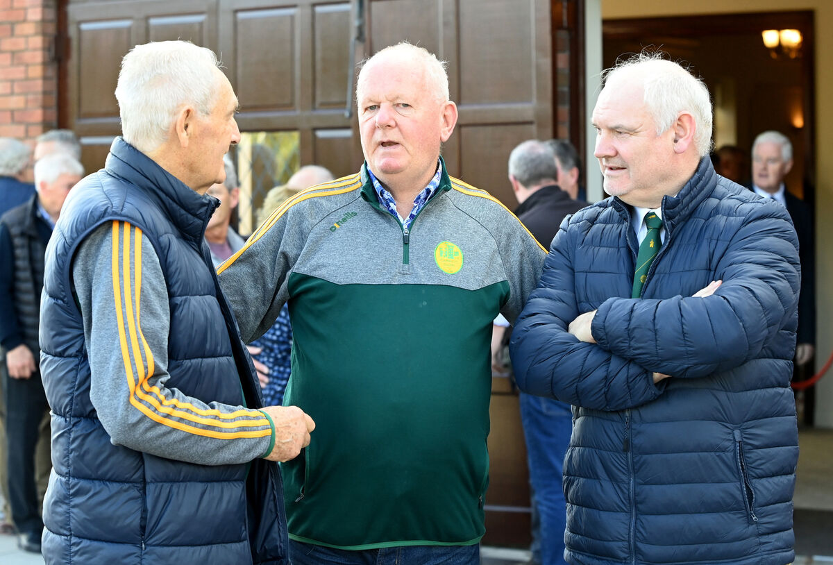 Blackrock members Roger Ryan, Sean O'Donoghue and Brian Smith at the removal of Cork and Blackrock player and coach Jimmy Brohan at O'Connor Funeral Home Templehill. Picture; Eddie O'Hare Blackrock members Roger Ryan, Sean O'Donoghue and Brian Smith at the removal of Cork and Blackrock player and coach Jimmy Brohan at O'Connor Funeral Home Templehill. Picture; Eddie O'Hare