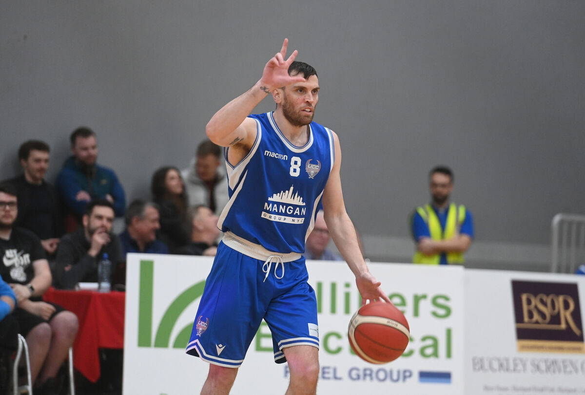  Kyle Hosford calls a play for UCC Demons. Picture: Larry Cummins