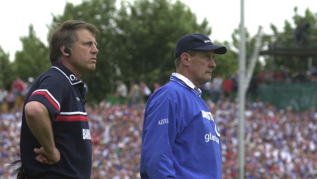 Cork manager Donal O'Grady and Waterford manager Justin McCarthy. Picture: Eddie O'Hare
