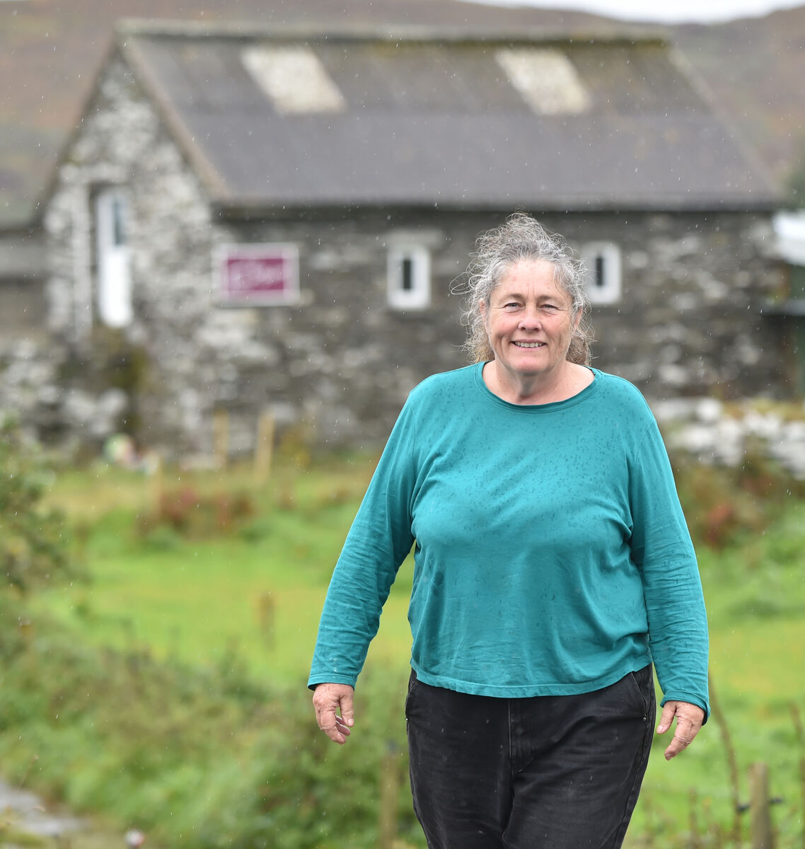 Fiona Mac Laughlan with Mara farm on Cape Clear. Picture; Eddie O'Hare Fiona Mac Laughlan with Mara farm on Cape Clear. Picture; Eddie O'Hare
