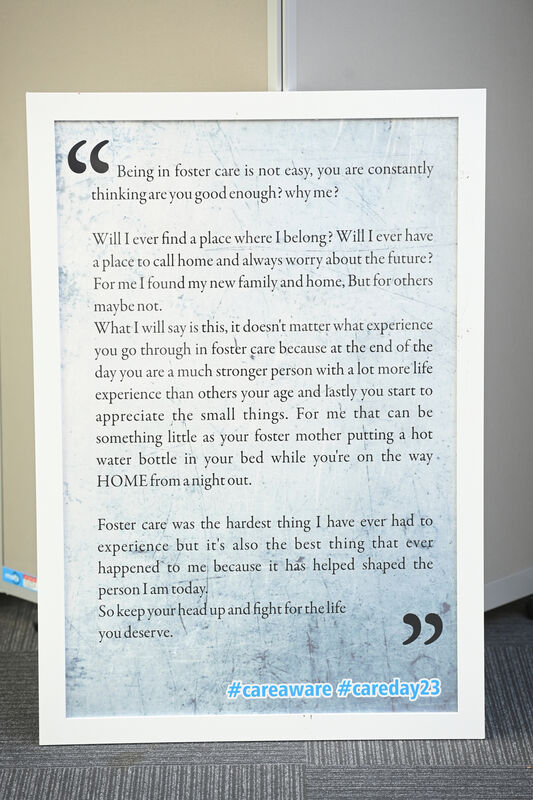 One of the framed quotes on show at Douglas library during September and October. One of the framed quotes on show at Douglas library during September and October.