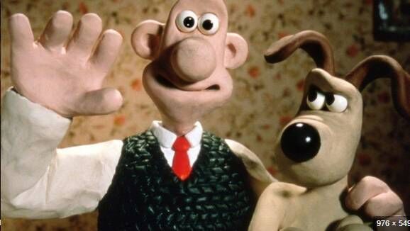 Stop motion movie, Wallace and Gromit.