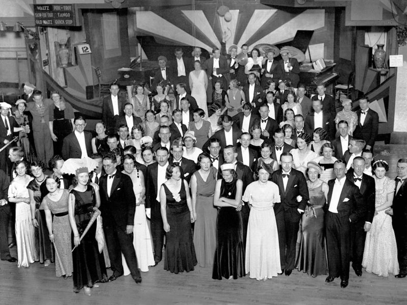 St. Vincent de Paul, Ladies Association, dance at the Arcadia Ballroom, in 1934.