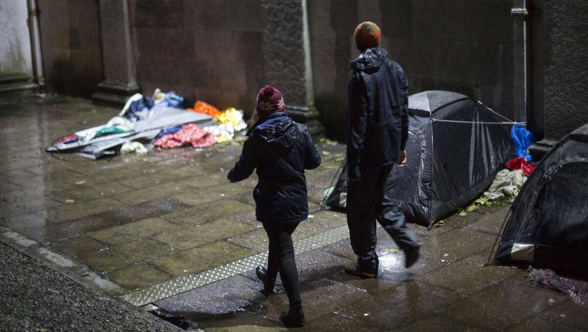 Cork Simon's Outreach Team is out in all weathers — needed now more than ever as rough sleeping continues to increase. Cork Simon's Outreach Team is out in all weathers — needed now more than ever as rough sleeping continues to increase.
