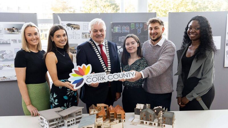 Students recognised by county mayor for work in creating age-friendly housing solutions 