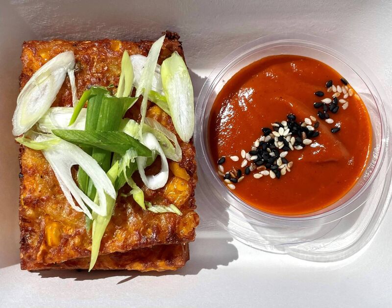 One of the tasty dishes from Meb's food truck. One of the tasty dishes from Meb's food truck.