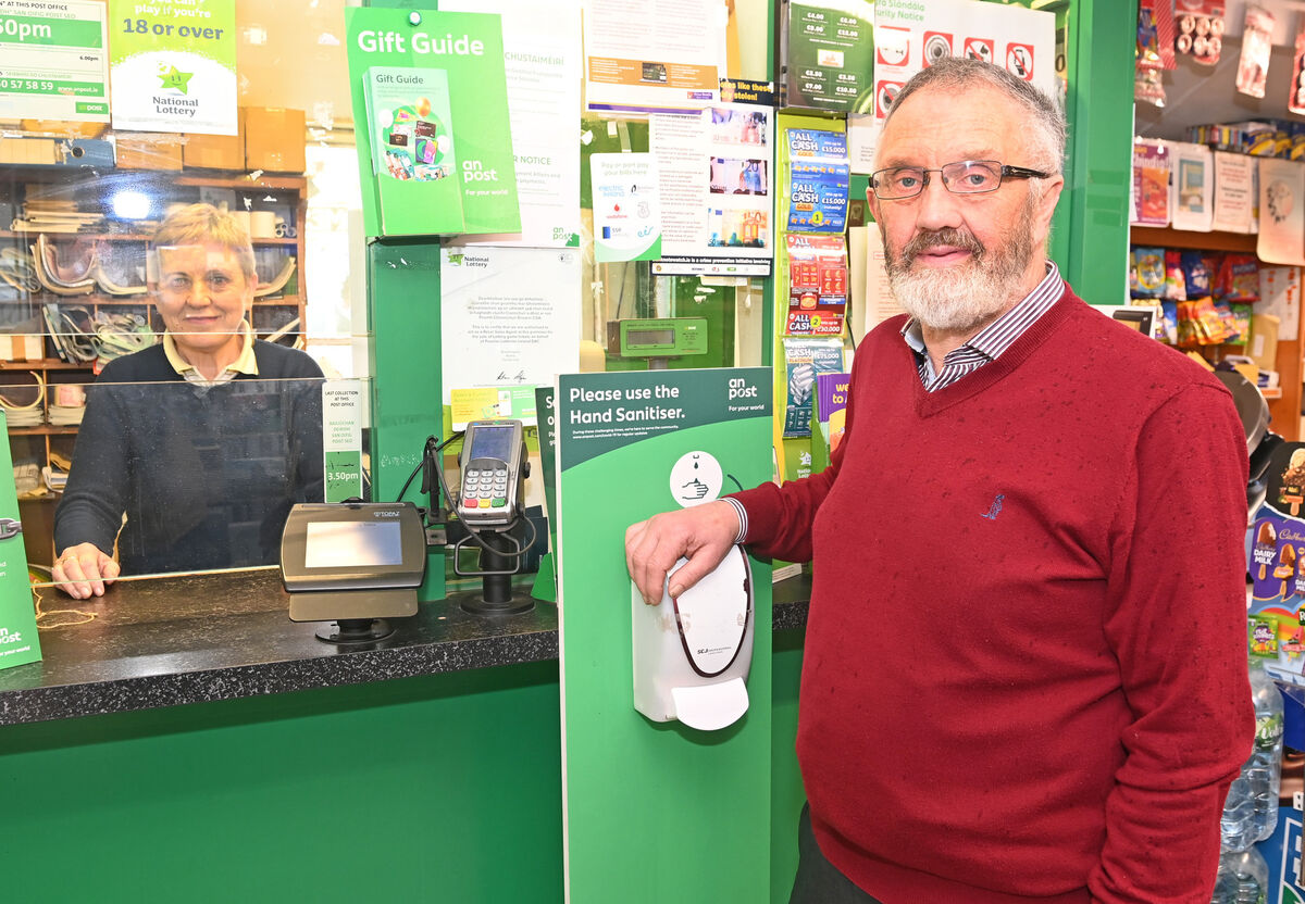John and Joan Crowley, postmasters at Rylane post office. Picture; Eddie O'Hare