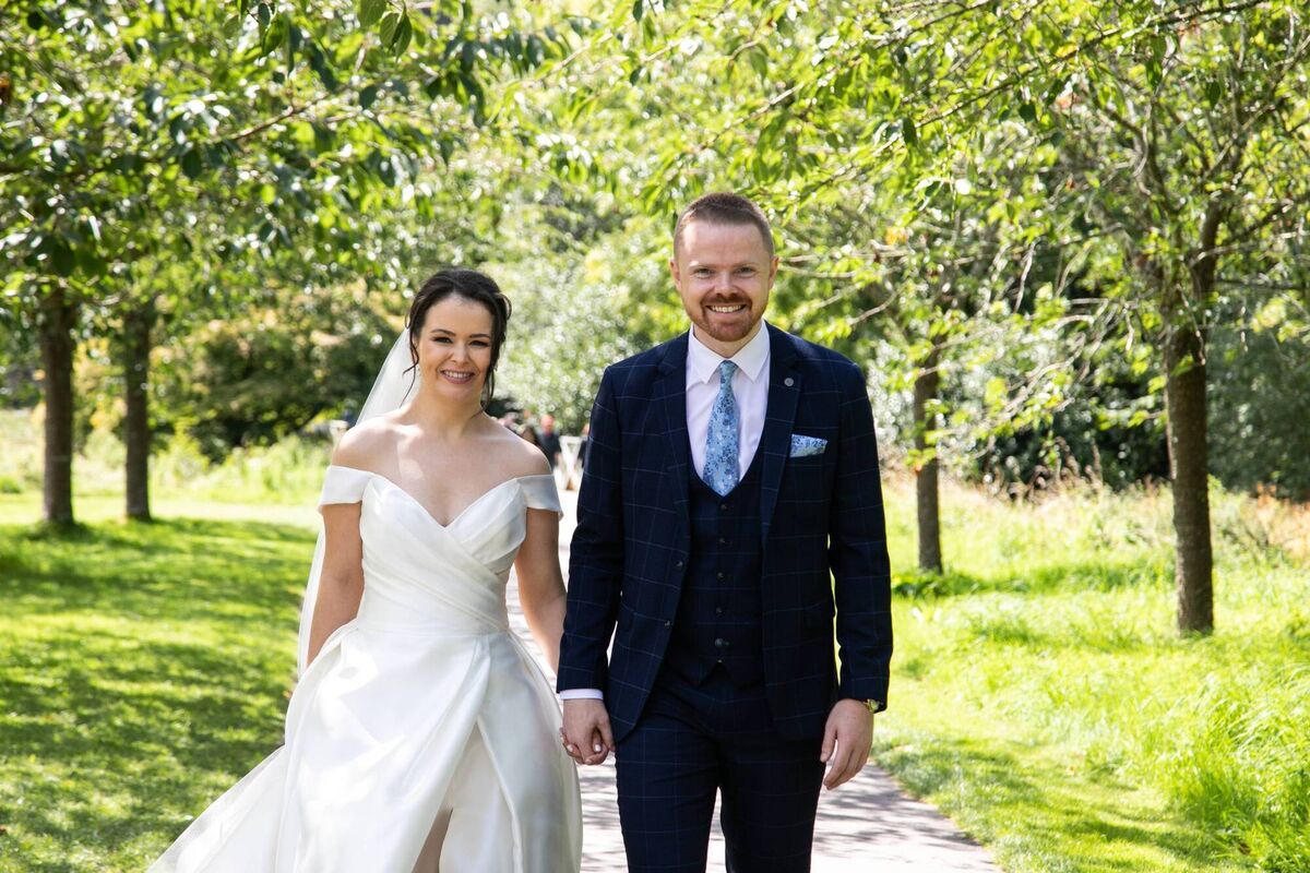 The couple went to Blarney Castle for some photographs, by Kathryn O’Shea. The couple went to Blarney Castle for some photographs, by Kathryn O’Shea.