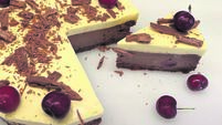 Recipe: Baked Chocolate &amp; Cherry Cheesecake