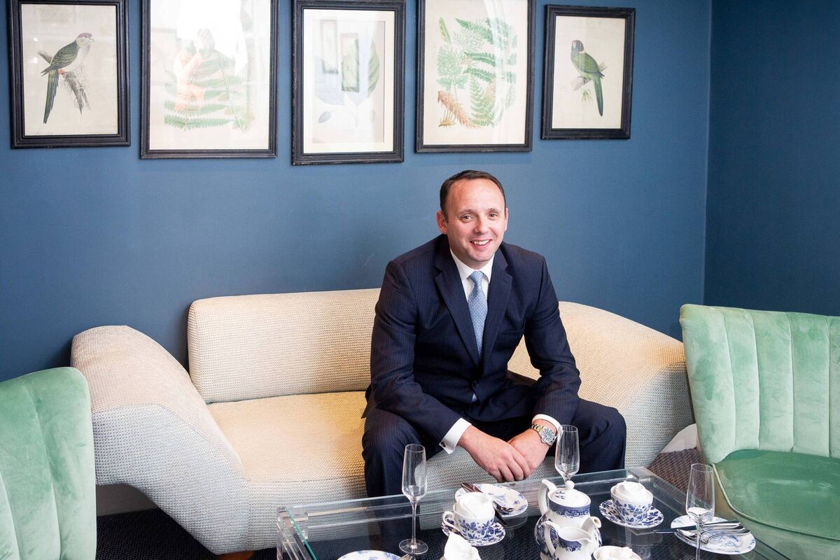 Aaron Mansworth, managing director, Trigon Hotels, at The Metropole Hotel, Cork. Picture: Michael O'Sullivan/OSM Photo Aaron Mansworth, managing director, Trigon Hotels, at The Metropole Hotel, Cork. Picture: Michael O'Sullivan/OSM Photo