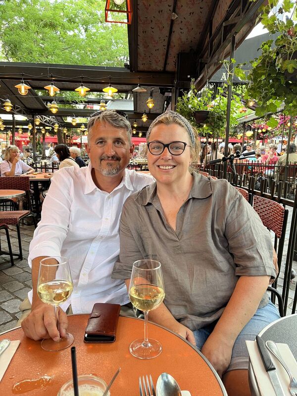 Karen Kemp with her husband Jordaan Kemp on holiday this summer. Karen Kemp with her husband Jordaan Kemp on holiday this summer.