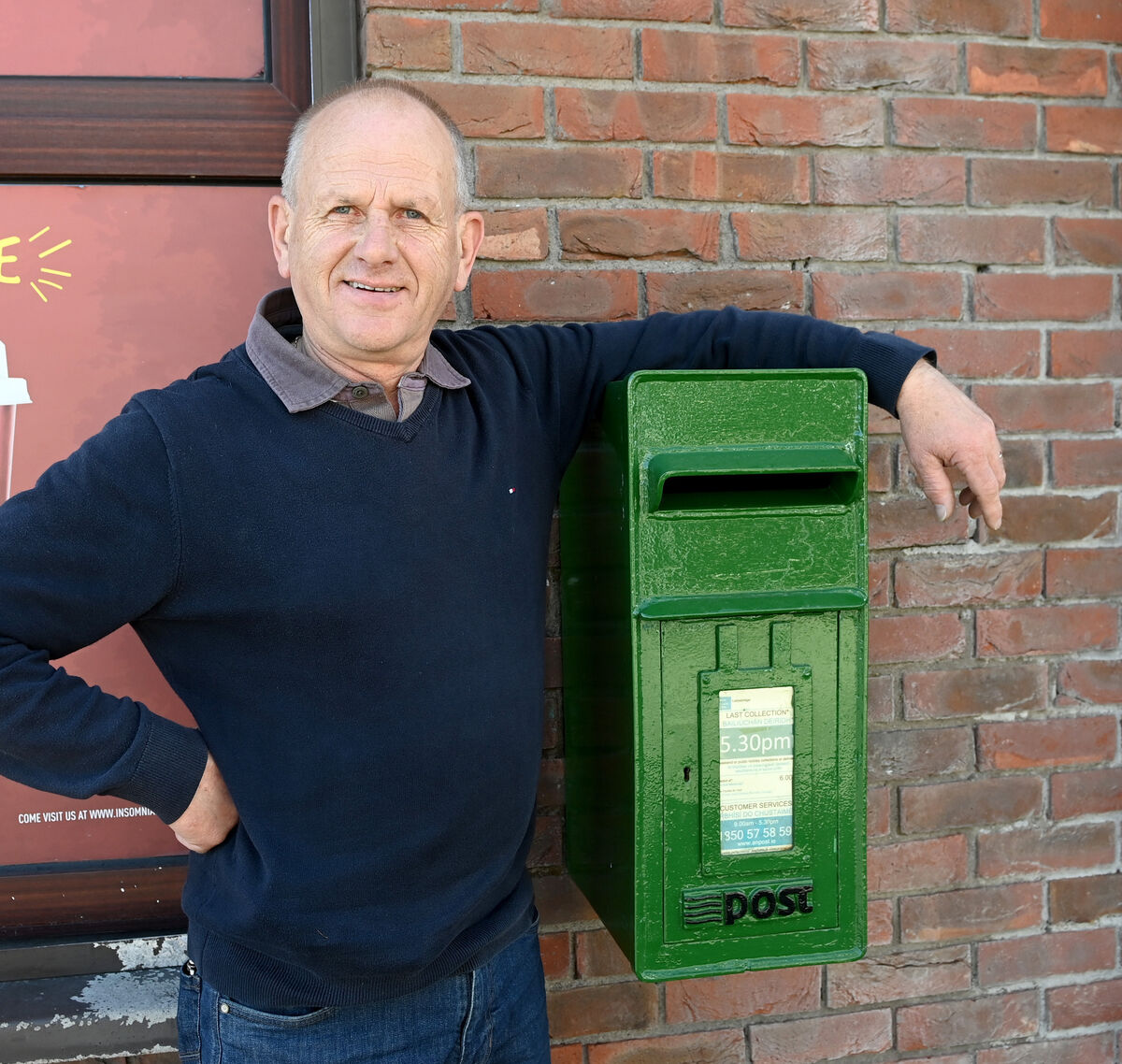 Denis O'Flynn, postmaster at Ladysbridge post office in East Cork. Picture; Eddie O'Hare