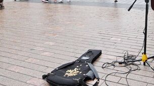 <p class="contextmenu internal_Caption">Buskers are part of Cork city’s cultural vibe, but some of them play far too loudly, says Kathriona Devereux.</p>