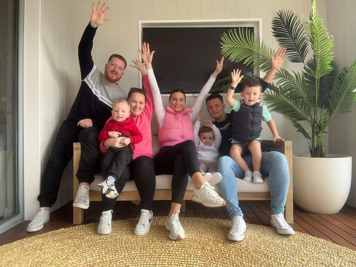 Wayne, Ollie, Charlotte (John’s sister), Lorraine, Bobby, John and Alex, who all live in Perth.