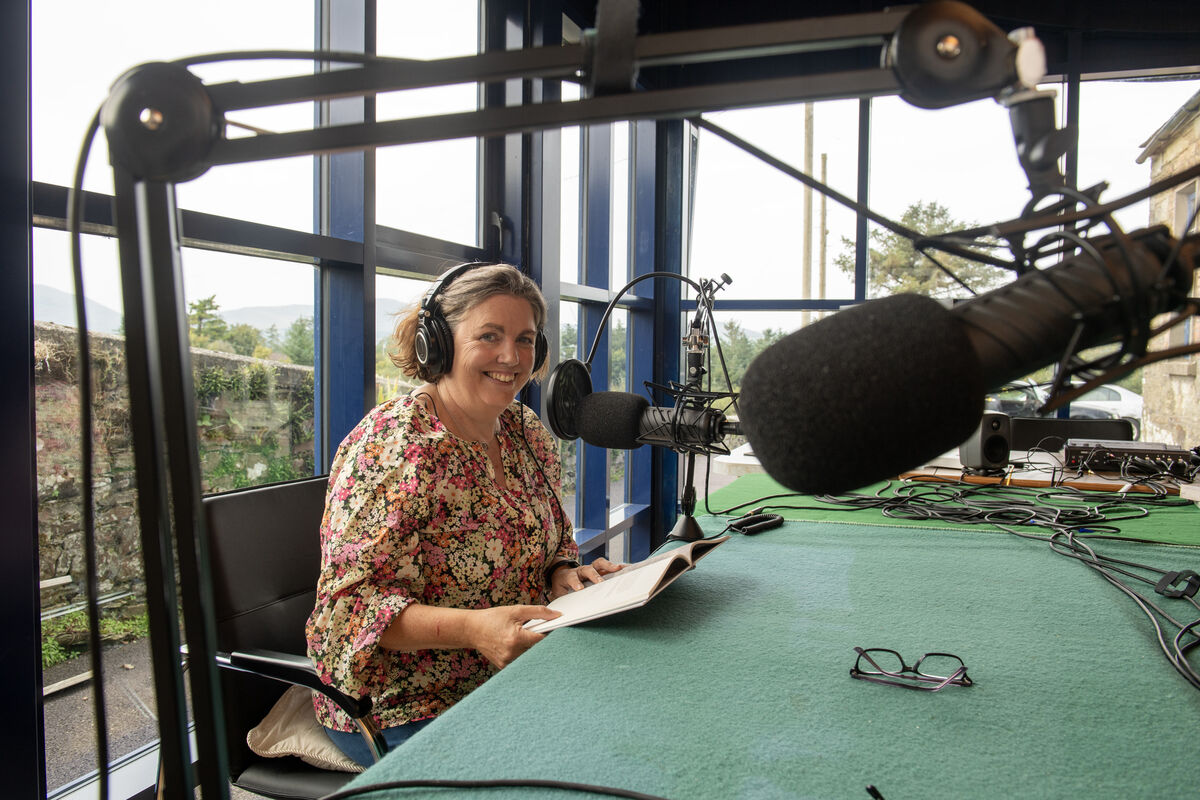 Ann Marie Harrington doing her Sunday morning radio show from the studio at the Heritage Centre on Bere Island. Picture Dan Linehan Ann Marie Harrington doing her Sunday morning radio show from the studio at the Heritage Centre on Bere Island. Picture Dan Linehan