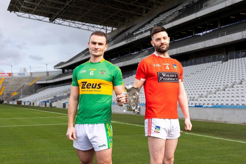  Castlelyons' Colm Spillane and Kilworth's Austin O'Hara ahead of Sunday's Co-op SuperStores Cork Premier IHC final. Picture: Alison Miles/OSM Photo