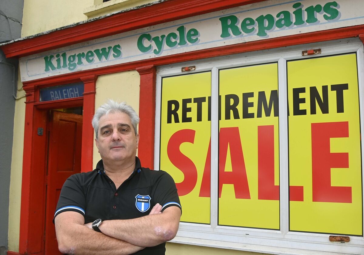 Barry Kilgrew, owner, Kilgrews Cycles, Kyle St., Cork, who will be retiring from the business. Picture Denis Minihane.