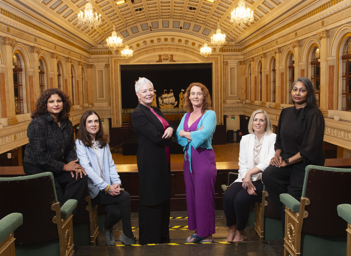Launching the National Menopause Summit in Cork were Shalini Wiseman, chartered physiotherapist in pelvic health and continence, Dr Brenda Moran joint lead of the Complex Menopause Clinic Cork University Maternity Hospital CUMH, accredited menopause specialist and portfolio GP with a special interest in women's health and sexual health, Dr Máire Finn, GP, educator and broadcaster in partnership with Irish Life Health the Official Health Insurance Partner of the National Menopause Summit, Siobhán O’Donovan chartered physiotherapist, creator and founder PostureFitting Physiotherapy Service, Samantha Cushen lecturer in human nutrition and dietetics at University College Cork and Shantie Tedjal-Carroll menopause mentor, yoga teacher, advocate for women’s wellness and co-founder of the Cork Menopause Support Group. Launching the National Menopause Summit in Cork were Shalini Wiseman, chartered physiotherapist in pelvic health and continence, Dr Brenda Moran joint lead of the Complex Menopause Clinic Cork University Maternity Hospital CUMH, accredited menopause specialist and portfolio GP with a special interest in women's health and sexual health, Dr Máire Finn, GP, educator and broadcaster in partnership with Irish Life Health the Official Health Insurance Partner of the National Menopause Summit, Siobhán O’Donovan chartered physiotherapist, creator and founder PostureFitting Physiotherapy Service, Samantha Cushen lecturer in human nutrition and dietetics at University College Cork and Shantie Tedjal-Carroll menopause mentor, yoga teacher, advocate for women’s wellness and co-founder of the Cork Menopause Support Group.