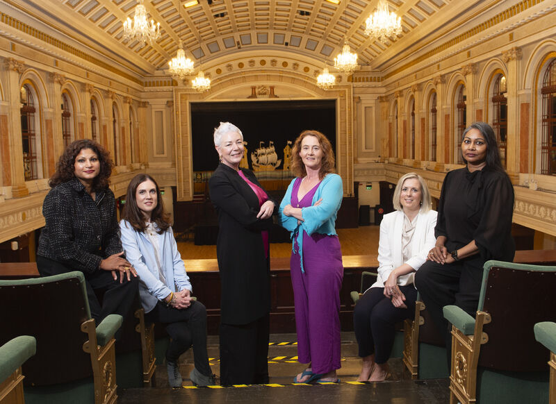 Launching the National Menopause Summit in Cork were Shalini Wiseman, chartered physiotherapist in pelvic health and continence, Dr Brenda Moran joint lead of the Complex Menopause Clinic Cork University Maternity Hospital CUMH, accredited menopause specialist and portfolio GP with a special interest in women's health and sexual health, Dr Máire Finn, GP, educator and broadcaster in partnership with Irish Life Health the Official Health Insurance Partner of the National Menopause Summit, Siobhán O’Donovan chartered physiotherapist, creator and founder PostureFitting Physiotherapy Service, Samantha Cushen lecturer in human nutrition and dietetics at University College Cork and Shantie Tedjal-Carroll menopause mentor, yoga teacher, advocate for women’s wellness and co-founder of the Cork Menopause Support Group. Launching the National Menopause Summit in Cork were Shalini Wiseman, chartered physiotherapist in pelvic health and continence, Dr Brenda Moran joint lead of the Complex Menopause Clinic Cork University Maternity Hospital CUMH, accredited menopause specialist and portfolio GP with a special interest in women's health and sexual health, Dr Máire Finn, GP, educator and broadcaster in partnership with Irish Life Health the Official Health Insurance Partner of the National Menopause Summit, Siobhán O’Donovan chartered physiotherapist, creator and founder PostureFitting Physiotherapy Service, Samantha Cushen lecturer in human nutrition and dietetics at University College Cork and Shantie Tedjal-Carroll menopause mentor, yoga teacher, advocate for women’s wellness and co-founder of the Cork Menopause Support Group.