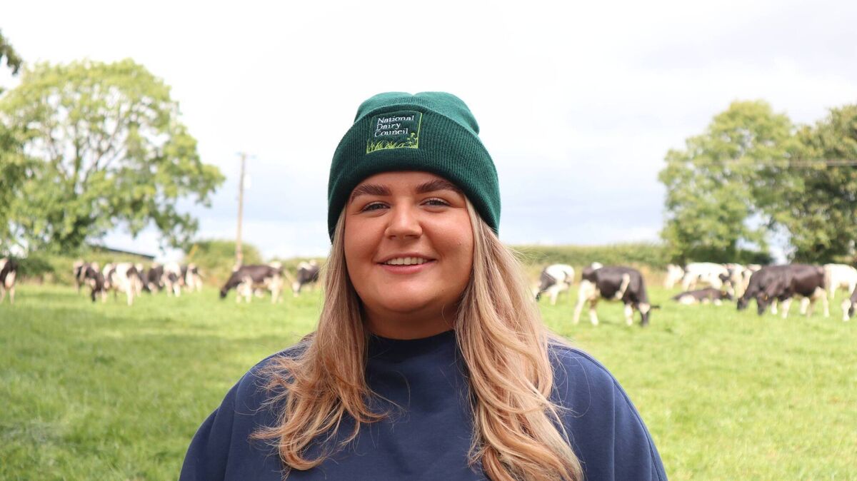 Nicole Keohane, MSc student and dairy farmer, Inishannon, Co Cork. Nicole Keohane, MSc student and dairy farmer, Inishannon, Co Cork.