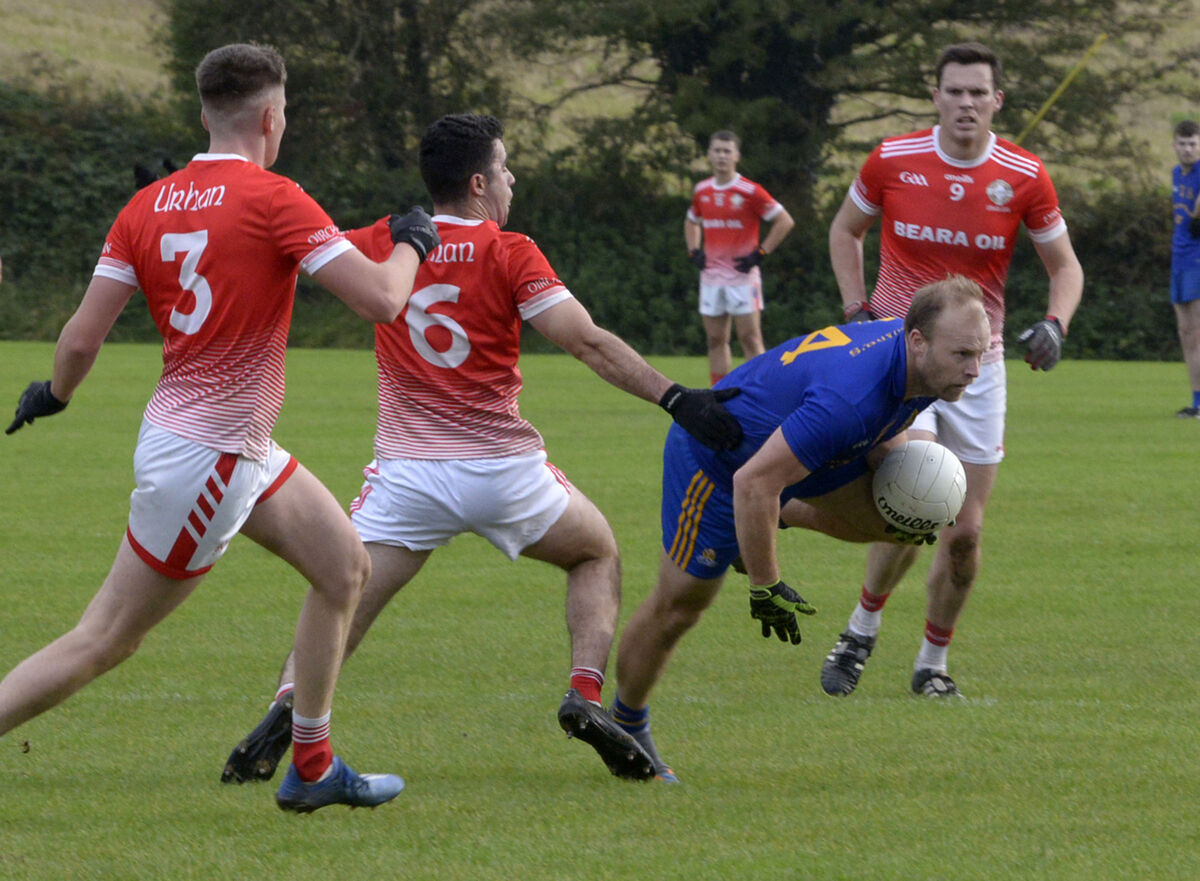 Michael Shields played an important role in helping St Finbarr's beat Urhan in the semi-final. Picture: Denis Boyle Michael Shields played an important role in helping St Finbarr's beat Urhan in the semi-final. Picture: Denis Boyle