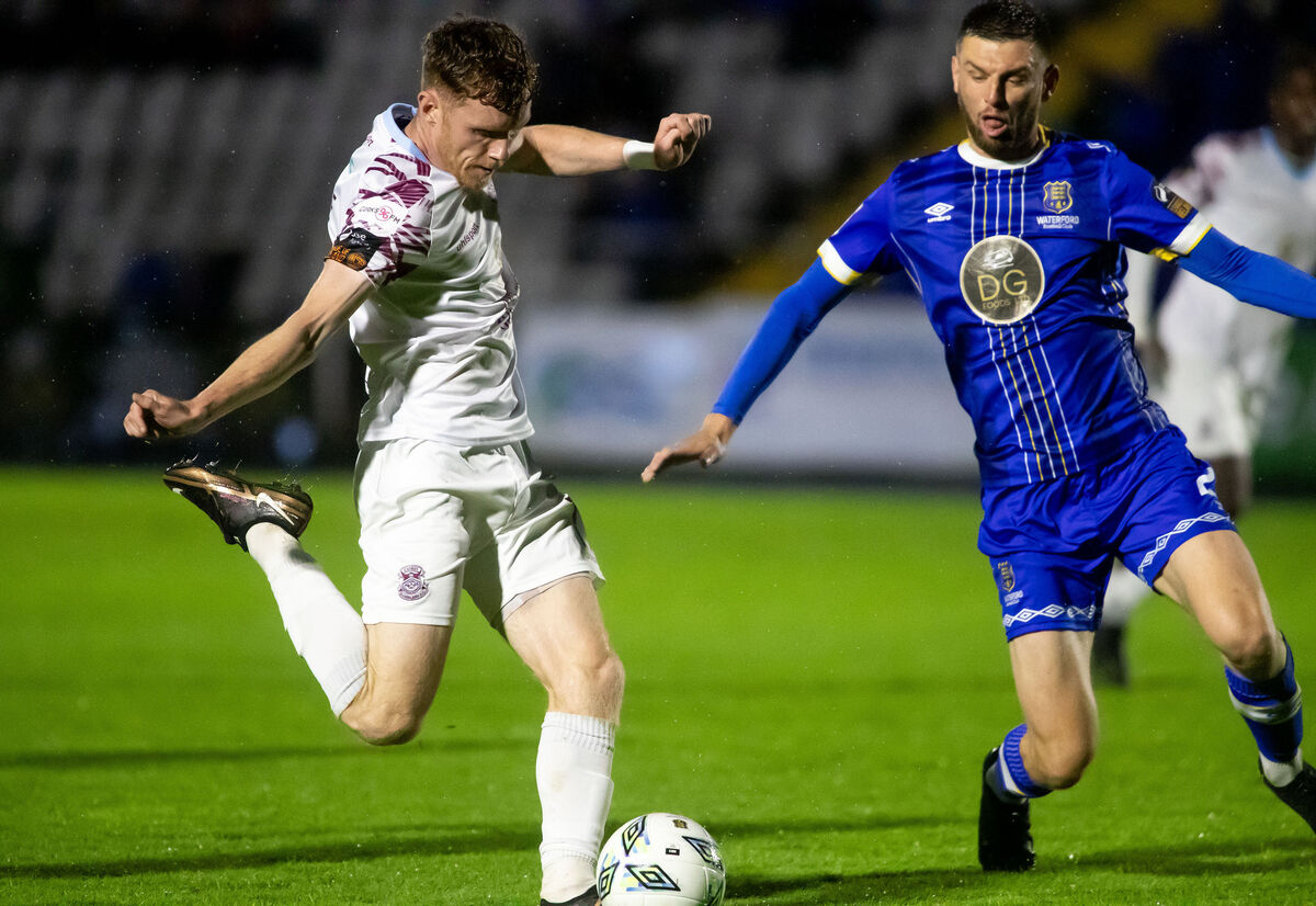 Cobh Ramblers' Mikie Rowe (left) managed a goal and an assist last time out. Picture: Mary Browne Cobh Ramblers' Mikie Rowe (left) managed a goal and an assist last time out. Picture: Mary Browne