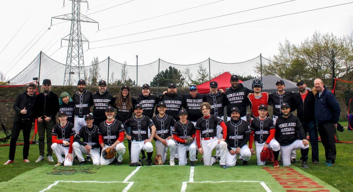 The Cork Renegades pictured before their first game at Tank Field in Brian Dillons GAA. Picture: Jonathan Hall The Cork Renegades pictured before their first game at Tank Field in Brian Dillons GAA. Picture: Jonathan Hall