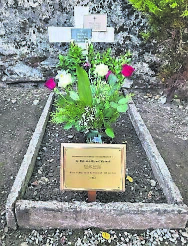 Sr Therese's grave in Lourdes.