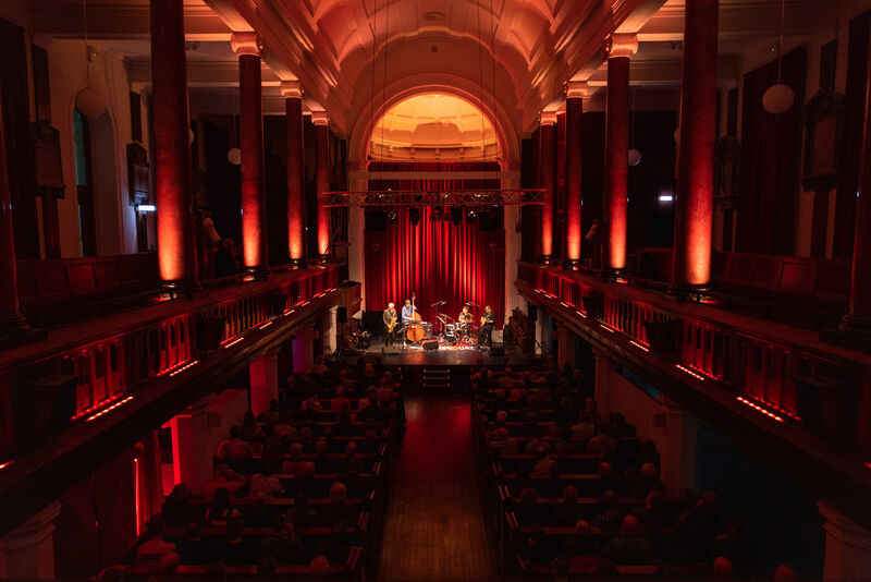 Andy Sheppard and his East Coast band performing at The Triskel during the Guinness Cork Jazz Festival. 
