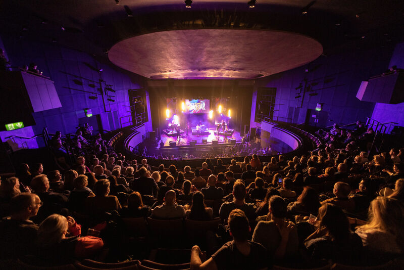 Audiences at the Booka Brass Band performance at Cork Opera House as part of the festival. 