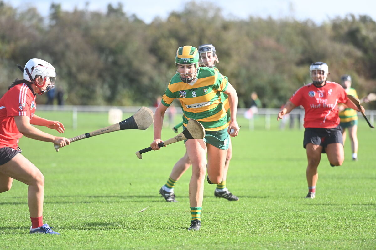 Anne O'Farrell in action for Blackrock. Picture: Larry Cummins