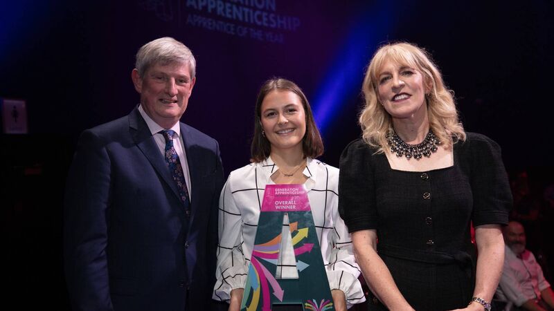 Cork apprentice named as first-ever female winner of Apprentice of the Year title 