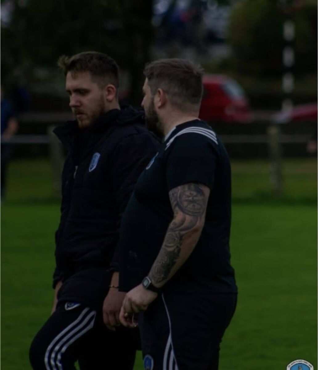 Ryan Daly pictured with senior Manager Craig Hurley Ryan Daly pictured with senior Manager Craig Hurley