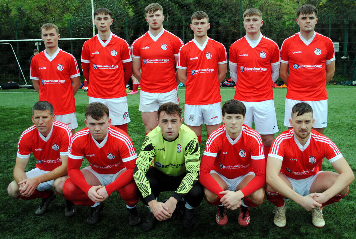 The Watergrasshill United side that had a 6-5 victory over Castleview in their second round of the FAI Junior Cup at Mayfield Community School.