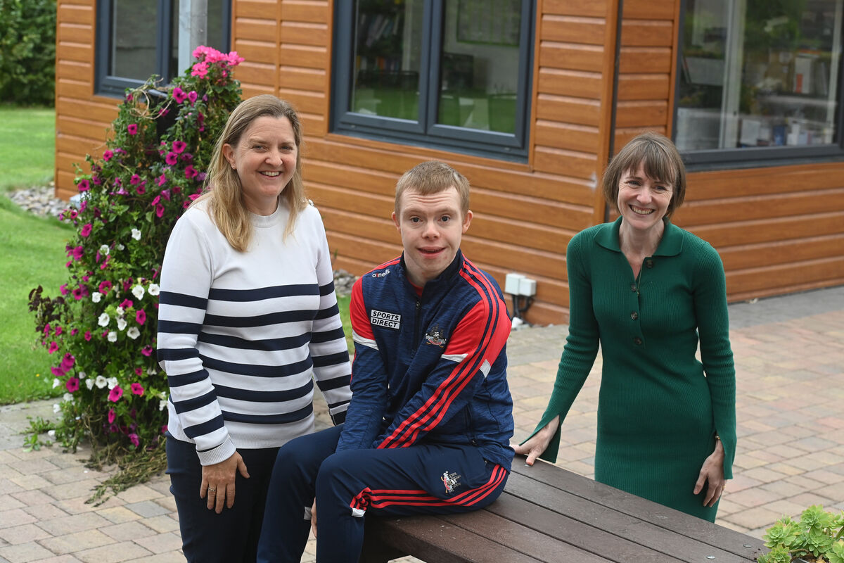 Conor Moynihan pictured with (left) Debbie Kelleher and (right) Margaret Greaney at Down Syndrome Cork Field of Dreams at Curraheen, Co Cork. Picture Larry Cummins Conor Moynihan pictured with (left) Debbie Kelleher and (right) Margaret Greaney at Down Syndrome Cork Field of Dreams at Curraheen, Co Cork. Picture Larry Cummins