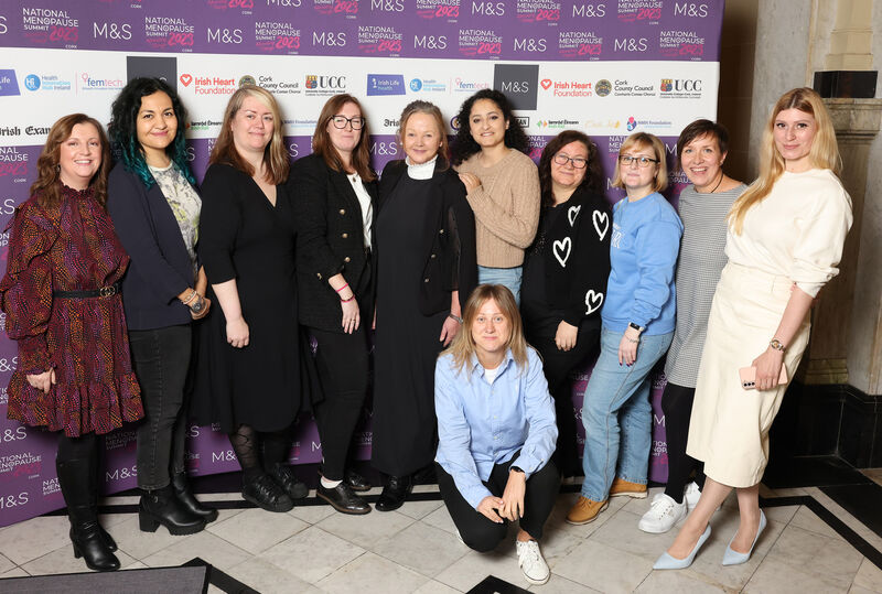 Workers from Blizzard enteratainment at the National Menopause Summit. Picture: Marc O'Sullivan