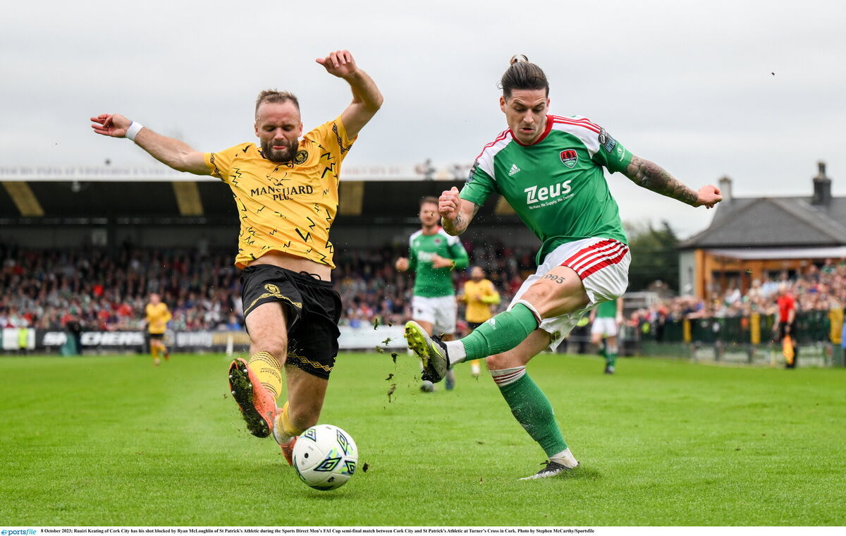 Ruairí Keating hit a goal for Cork City at UCD. Picture: Stephen McCarthy/Sportsfile