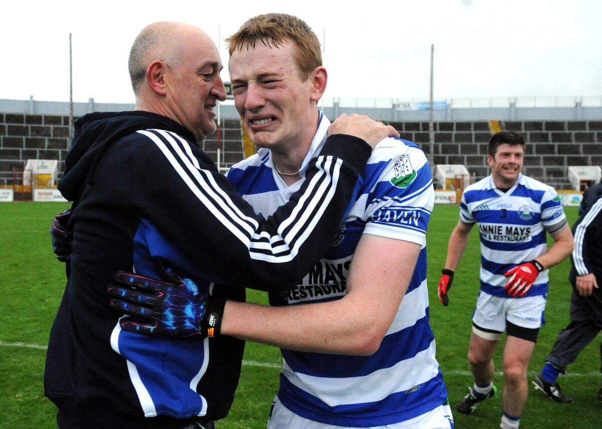 Tears of joy for Damien Cahalane. Picture: Eddie O'Hare Tears of joy for Damien Cahalane. Picture: Eddie O'Hare
