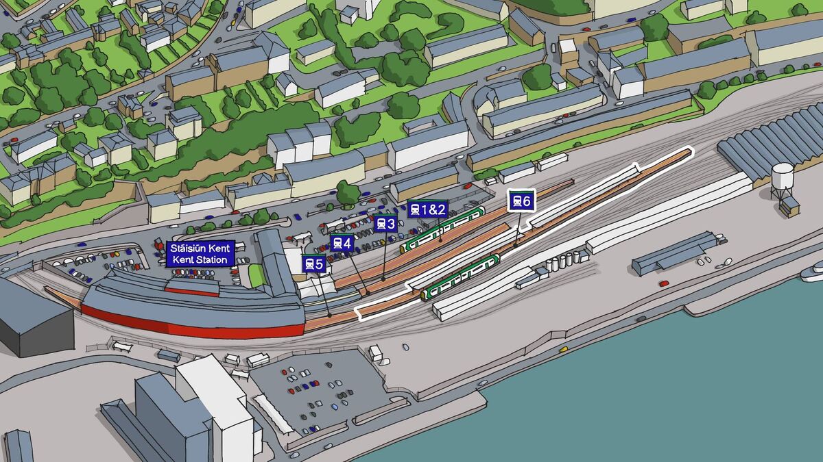 Kent Station New Platform layout