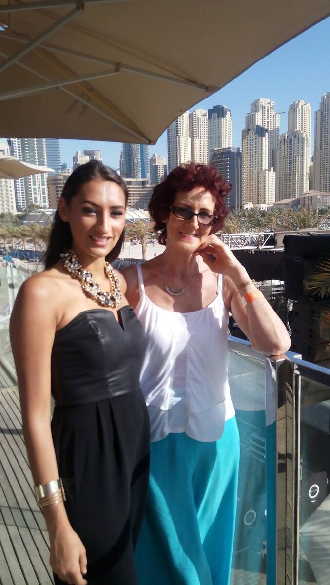 Miriam el Mahdi from Douglas with her mum, Margaret (Mag). Miriam el Mahdi from Douglas with her mum, Margaret (Mag).