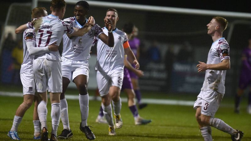 Cobh Ramblers in a great position after beating Wexford one nil in the away first leg of the playoffs