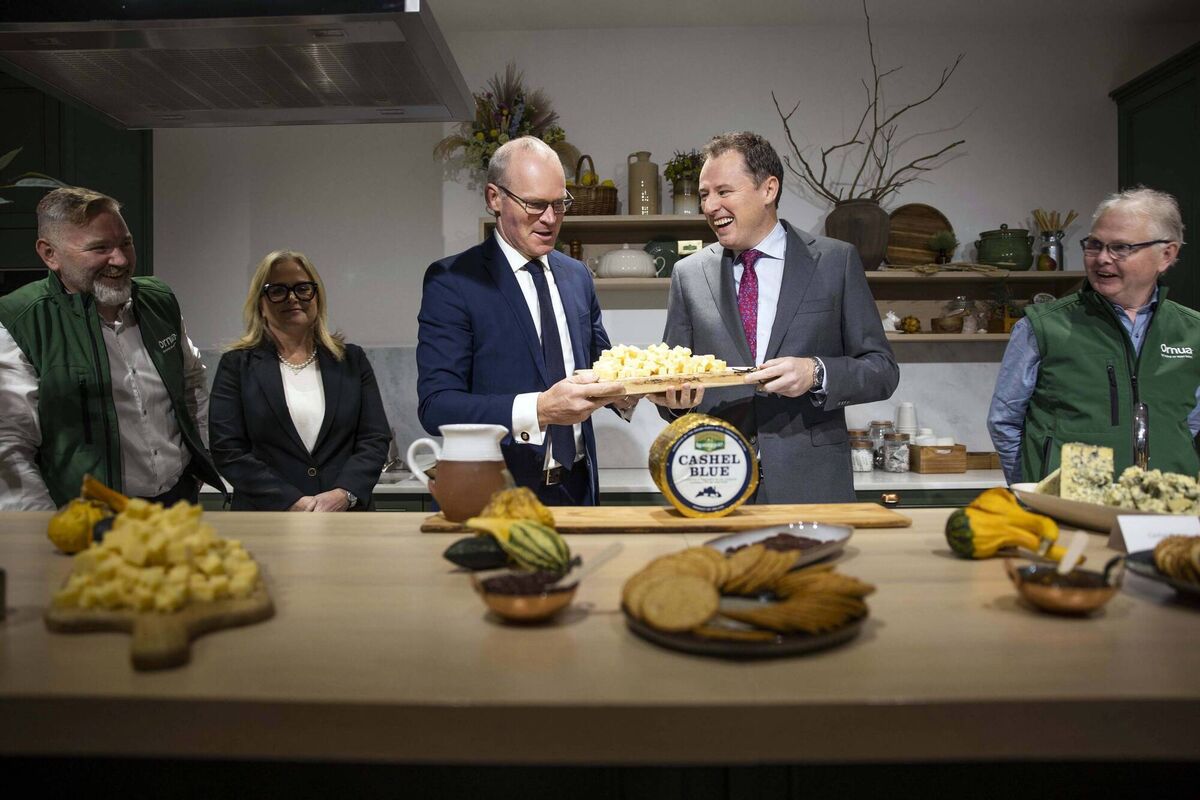 Simon Coveney TD Minister for Enterprise, Trade and Employment of Ireland and Charlie McConalogue TD Minister for Agriculture, Food and the Marine of Ireland Supporting Kerrygold’s ambition to become Ireland’s first €2 billion food brand. Picture Clare Keogh