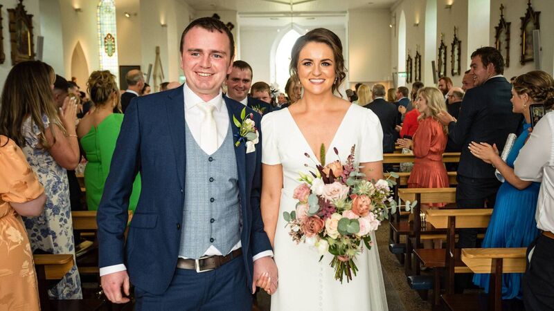 Wedding of the Week: Cork couple engaged in medieval castle tie the knot
